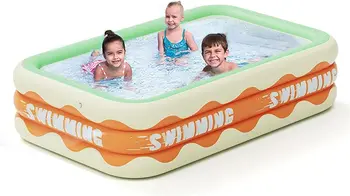 Плавающий бассейн для детей | Прямоугольный надувной бассейн Складной - Надувной бассейн, Переносной Надувной Детский /Для детей