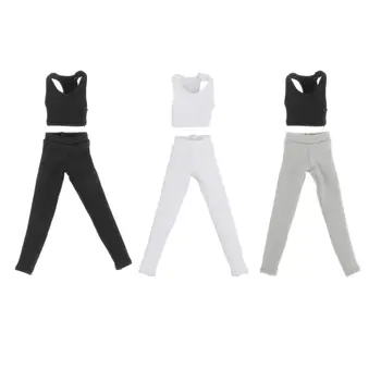 Костюм с жилетом и брюками в масштабе 1/12, миниатюрная одежда для 6-дюймовых женских фигурок, аксессуары для одевания кукольных моделей