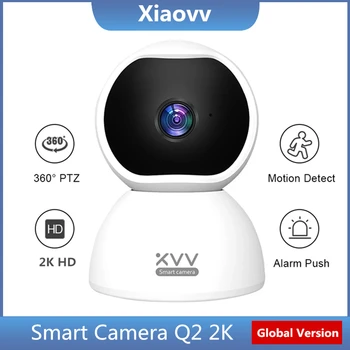 (Глобальная версия) Xiaovv Smart Camera Q2 2K HD Wifi Монитор ночного видения Домашняя охранная сигнализация Камера видеонаблюдения Умный дом