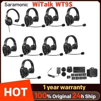 Беспроводная гарнитура внутренней связи Saramonic Witalk WT9S, полнодуплексная микрофонная система, Гарнитура для совместной работы тренеров на морских лодках