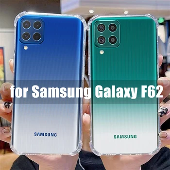Прозрачные Противоударные Защитные Чехлы для Samsung Galaxy F62 Прозрачные Чехлы Для телефонов Samsung Galaxy F 62 Fundas Размером 6,7 