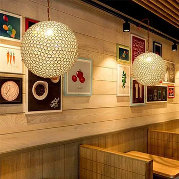 Современные сферические светодиодные хрустальные подвесные светильники Минималистичная люстра для столовой, гостиной, центрального настольного освещения