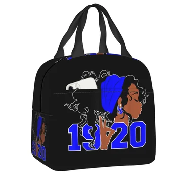 Женская сумка для ланча Zeta Phi Beta, теплый холодильник, изолированный ланч-бокс для детей, школьные Рабочие пакеты для пикника
