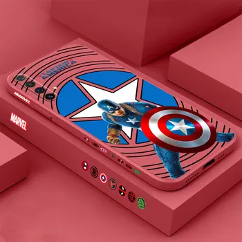 Чехол с Логотипом Marvel line Captain America Для OPPO FIND X6 X5 X3 X2 NEO RENO ACE 2 3 REALME X50 X7 7 6 5 6S 5S 5I PRO LITE 5G Чехол