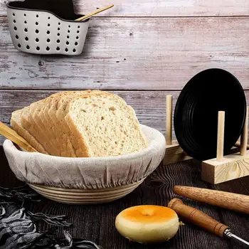 Удобная для пищевых продуктов Круглая корзина для расстойки хлеба с нежной текстурой, тканевый вкладыш для формы для выпечки, вкладыш для дома