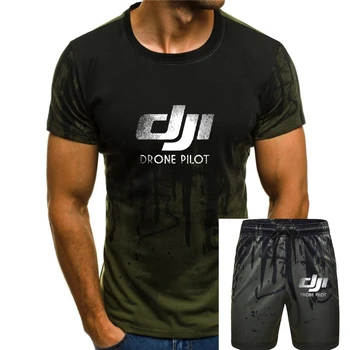 Мужская футболка летняя хлопчатобумажная футболка DJI Spark DJI Drone Phantom 4 Pilot Футболка унисекс хлопчатобумажная футболка с коротким рукавом прямая доставка