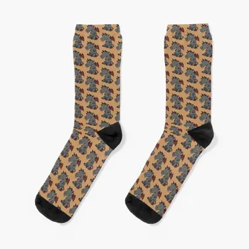 Трикотажные носки Devil, мужские зимние термоноски, баскетбольные милые носки