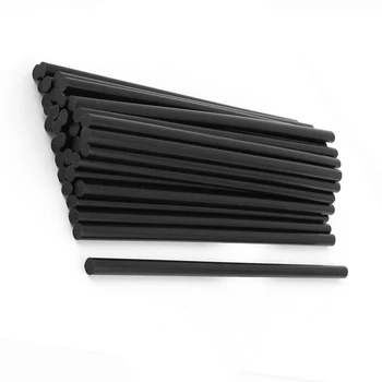 35 шт Пластиковая черная термоклеевая палочка диаметром 7 мм Длиной 190 мм