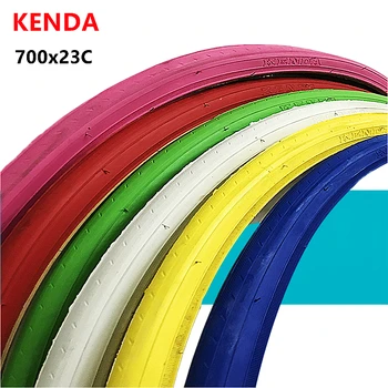 Красочный 700x23C для шоссейного велосипеда Фиксированный велосипед Велосипедные шины CST Kenda Track Bike Tire Wire для велосипеда с фиксированной передачей Розовый Цвет
