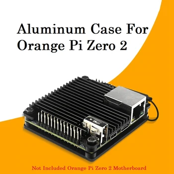Для Orange Pi Zero 2 Алюминиевый корпус Защита платы разработки охлаждающий кожух Металлический защитный кожух пассивного охлаждения
