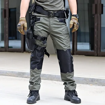 Мужская одежда, брюки в стиле милитари, Брюки для мужчин, тактические брюки, мужские брюки-карго, повседневные тактические брюки