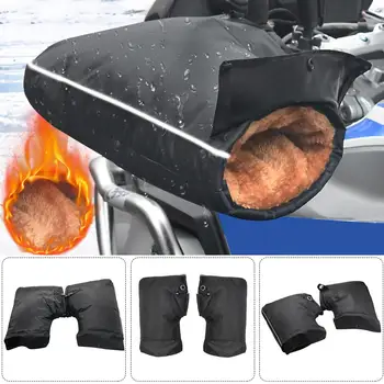 Защитный Мотоцикл, Скутер, Толстая Теплая Муфта на Руль, Рукоятка, Муфта для руля, Непромокаемые Мотоциклетные Перчатки Guantes Moto