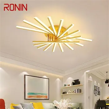 Потолочные светильники RONIN Nordic Современные Креативные лампы Светодиодные домашние светильники для гостиной и столовой