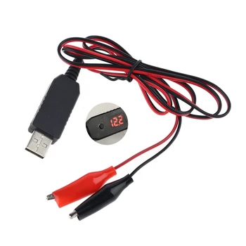Кабель для зарядки USB QC3.0 5V 6V 8.4V 12V Регулируемый адаптер питания Прямая поставка