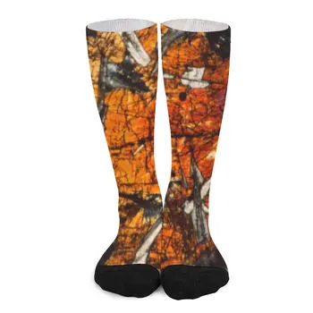 Минеральные носки тонкого сечения с кристаллами пироксена, спортивные носки, мужские МОДНЫЕ подарки для мужчин, прозрачные носки, мужские носки