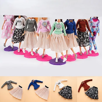 1 Комплект кукольного платья, модная одежда, одежда для повседневной носки, одежда для куклы 30 см, аксессуары для кукол 1/6, подарочные игрушки для девочек