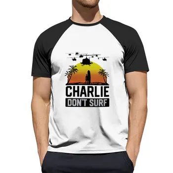 Футболка Charlie Don't Surf, футболка оверсайз, футболки больших размеров, одежда из аниме, футболки для мужчин большого и высокого роста.