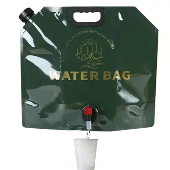Походная портативная сумка для воды, складная сумка для хранения воды на открытом воздухе, компактные принадлежности для хранения воды в походах