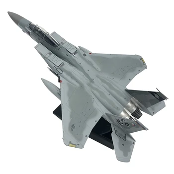 Отлитые под давлением самолеты F15 Eagle ВМС США в масштабе 1/100, модель для коллекции, подарок, Декор для дома и гостиной