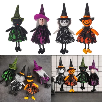 Креативная мультяшная подвеска в виде тыквы, ведьмы, подвеска в виде Черного кота, Хэллоуин, подвесной декор для косплея, декор для вечеринки.