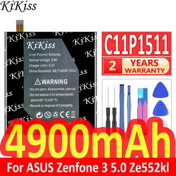 4900 мАч KiKiss Мощный Аккумулятор C11P1511 Для ASUS Zenfone 3 Zenfone3 5,0 Ze552kl Z012da Z012de