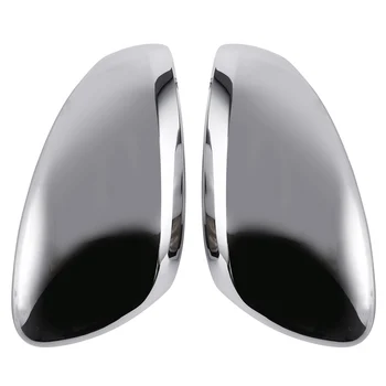 Abs Хромированные защитные чехлы для зеркал заднего вида автомобиля, наклейки на зеркала заднего вида для Peugeot 208 2014-2017 Аксессуары