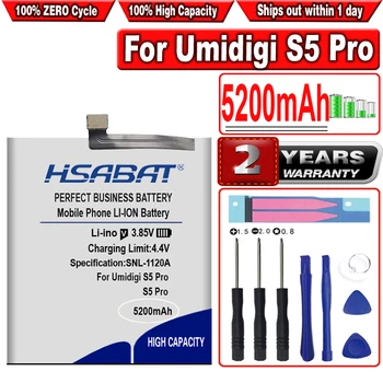 Аккумулятор HSABAT 5200 мАч S5 Pro для UMI Umidigi S5 Pro