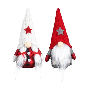 Вязаная шапка Gnome декоративные поделки без лица
