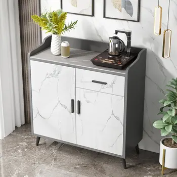 Легкие Роскошные Простые Шиферные Кухонные шкафы бытовой деревянный шкафчик В гостиной Встроенный настенный шкаф Современная Кухонная мебель