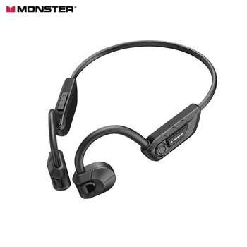 Оригинальная беспроводная Bluetooth-гарнитура Monster Open Ear BC200 с костной проводимостью, спортивные наушники без шейного ободка без вкладышей