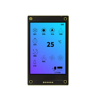 3,5-дюймовый ЖК-дисплей с последовательным разрешением FHD 320 * 480 UART 4PIN, инструкция по редактированию программного обеспечения, драйверы для разработки воздуха / окружающей среды