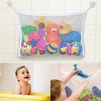 Экологичная детская ванночка, сетчатая сумка для хранения игрушек для ванной, присоска, Сетчатая сумка для хранения игрушек для душа, органайзер для доставки