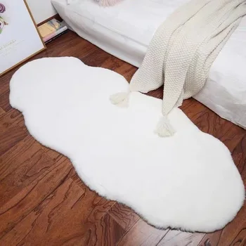 Однотонный толстый прочный коврик для гостиной YduT для художественного и современного оформления