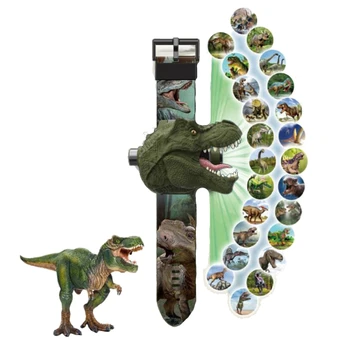 для творчества Наручные Часы Игрушка Мультфильм Динозавр Проектор Игрушка Монтессори Для детей D5QA