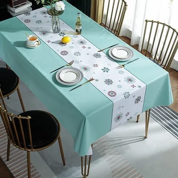 Скатерть для украшения чайного стола квадратная прямоугольная скатерть кухонная простая скатерть