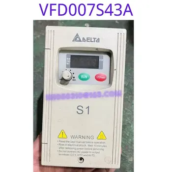 Использованный преобразователь частоты VFD007S43A 0,75 кВт 220 В функциональный тест не поврежден