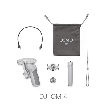 DJI OM 4 Смартфон С Карданным Стабилизатором, Штатив Складной Портативный DJI Osmo Mobile 4 с Магнитной Быстроразъемной Конструкцией для YouTube