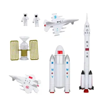 7x Космические игрушки для детей Space Astronaut Игровой набор для раннего обучения Space Playset