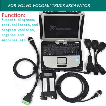 V2.8 PTT dev2 tool Высокотехнологичный инструмент премиум-класса для Volvo Vocom II 88894000 для строительной диагностики грузовых экскаваторов Volvo