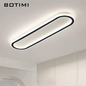 Потолочные светильники BOTIMI на подиуме для гостиной, Современное освещение в коридоре, Белый настенный светильник для столовой, лампа для спальни